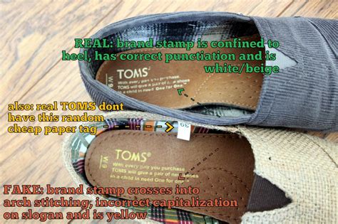 toms shoes fake or real|toms shoes identification.